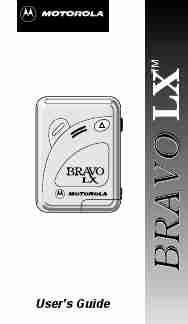 Motorola Pager BRAVO LX-page_pdf